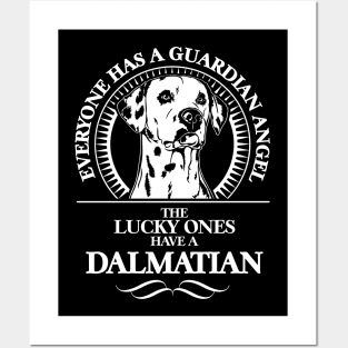 Dalmatian Guardian Angel dog mom Posters and Art